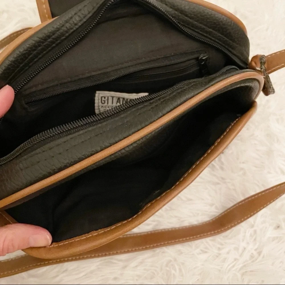 Gitano Vintage 90s Crossbody Faux Leather Shoulder Bag Vegan